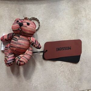 Missoni Bear Keychain